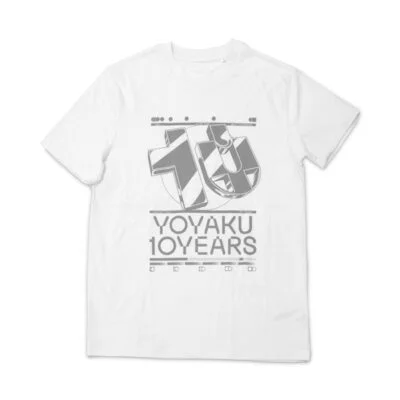 T-SHIRT YOYAKU 10 YEARS White / Grey