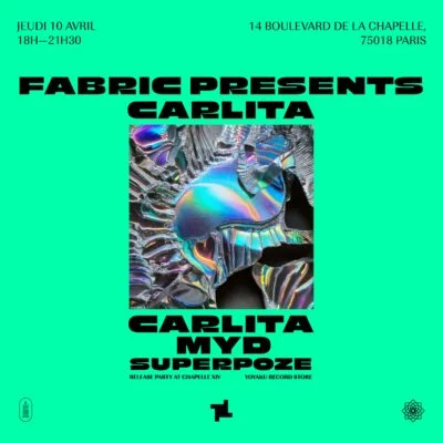 Fabric presents Carlita @ Yoyaku Record Store 10 APRIL 2025